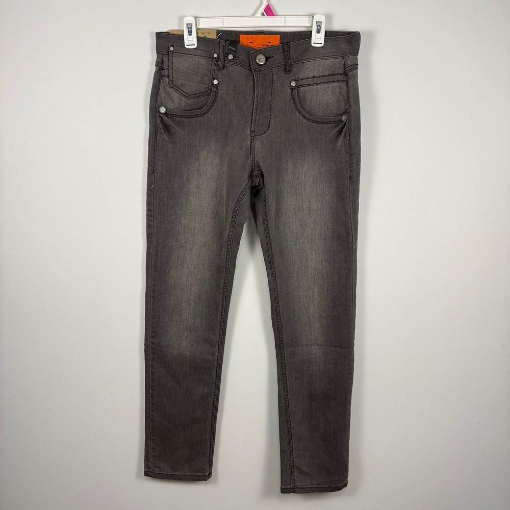 Vintage TOUGH Jeansmith "Machine Gun Renovator" Y2K Archival Grey Jeans W32